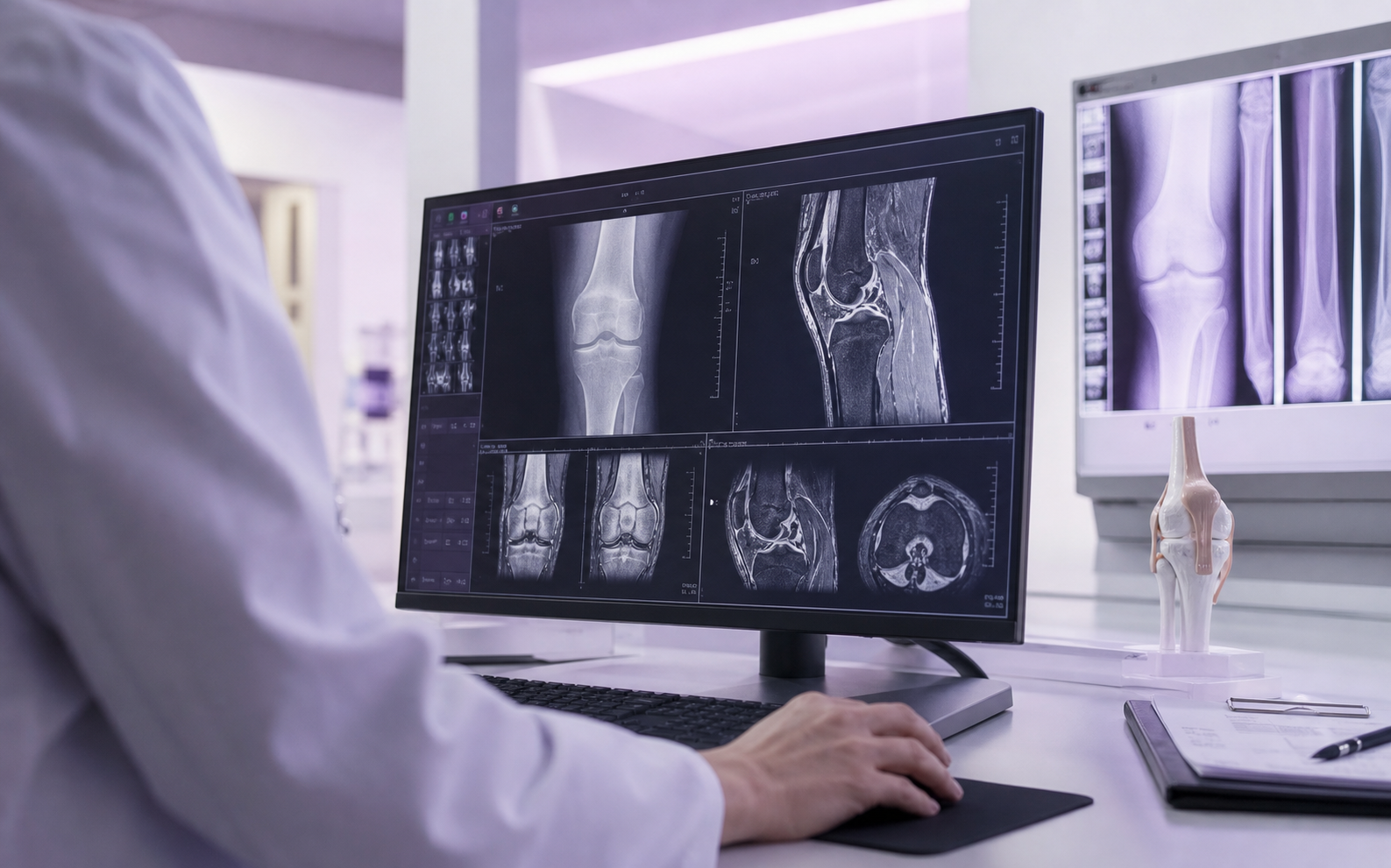 Illustrative orthopedic diagnostic imaging workstation